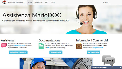 Piattaforma supporto tecnico online